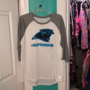 Carolina Panthers “KEEP POUNDING” quarter sleeve